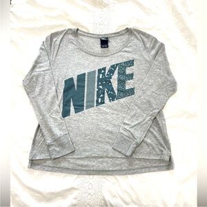 Nike Gray Long Sleeve Tee